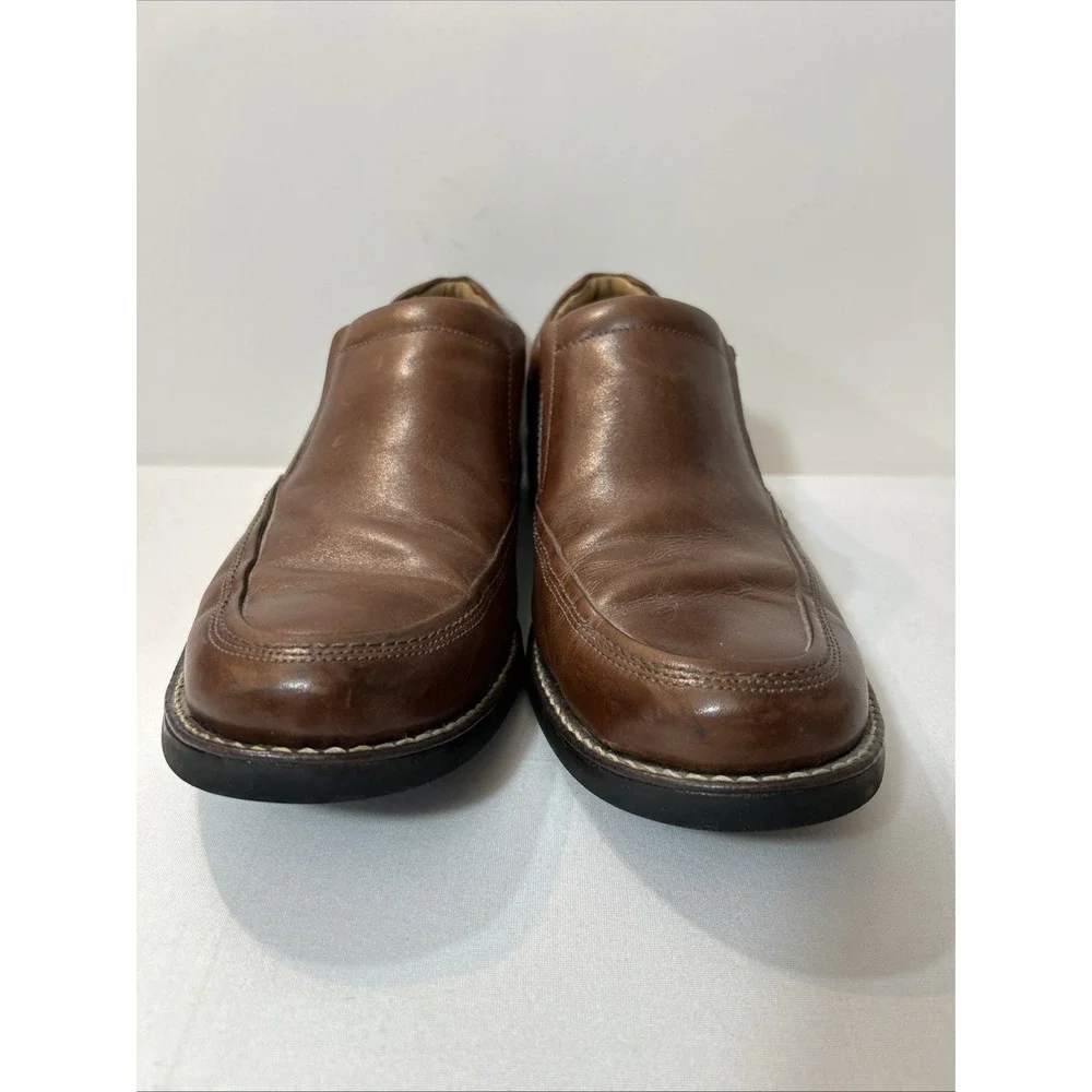 Belvedere Mens Brown Torino Slip On Loafers 11 D Leather Casual Dress Studio